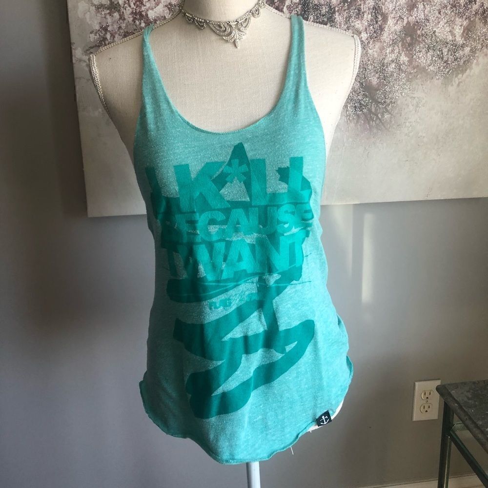 Flag nor fail cake tank top muscle tee athletic apparel shirt small